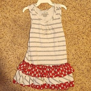 Calvin Klein girls ruffle shirt